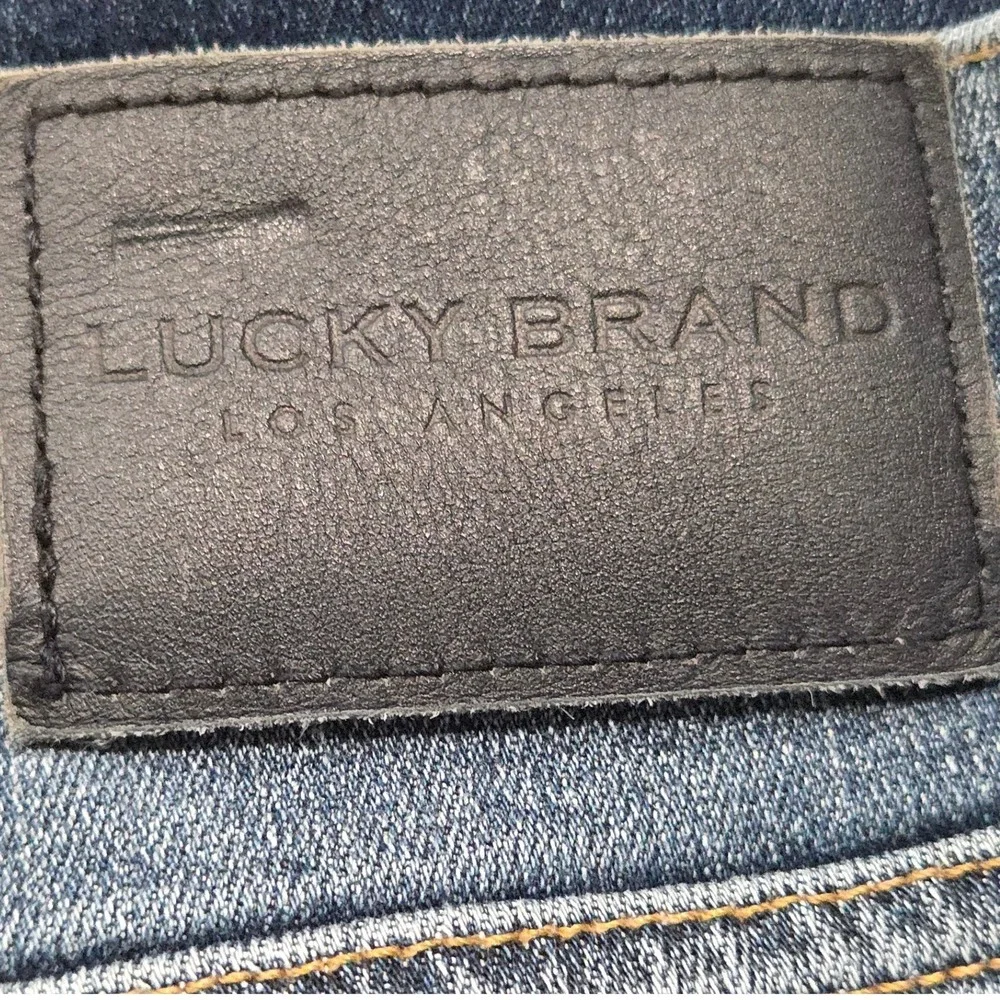 Lucky Brand 223 Jeans Mens 42x30 Straight Leg Blue Denim Medium Wash Stretch